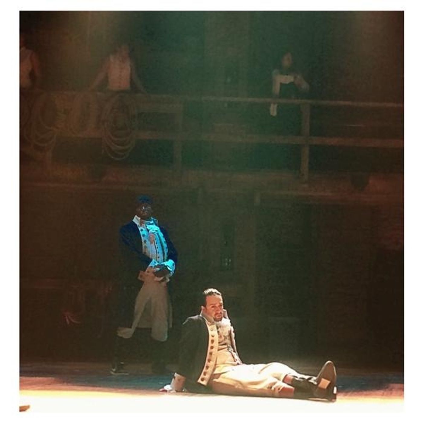 Photo Flash: New HAMILTON Shots, Featuring Lin-Manuel Miranda, Leslie Odom, Jr., Chris Jackson, and More Photo Flash: New HAMILTON Shots, Featuring Lin-Manuel Miranda, Leslie Odom, Jr., Chris Jackson, and More Image