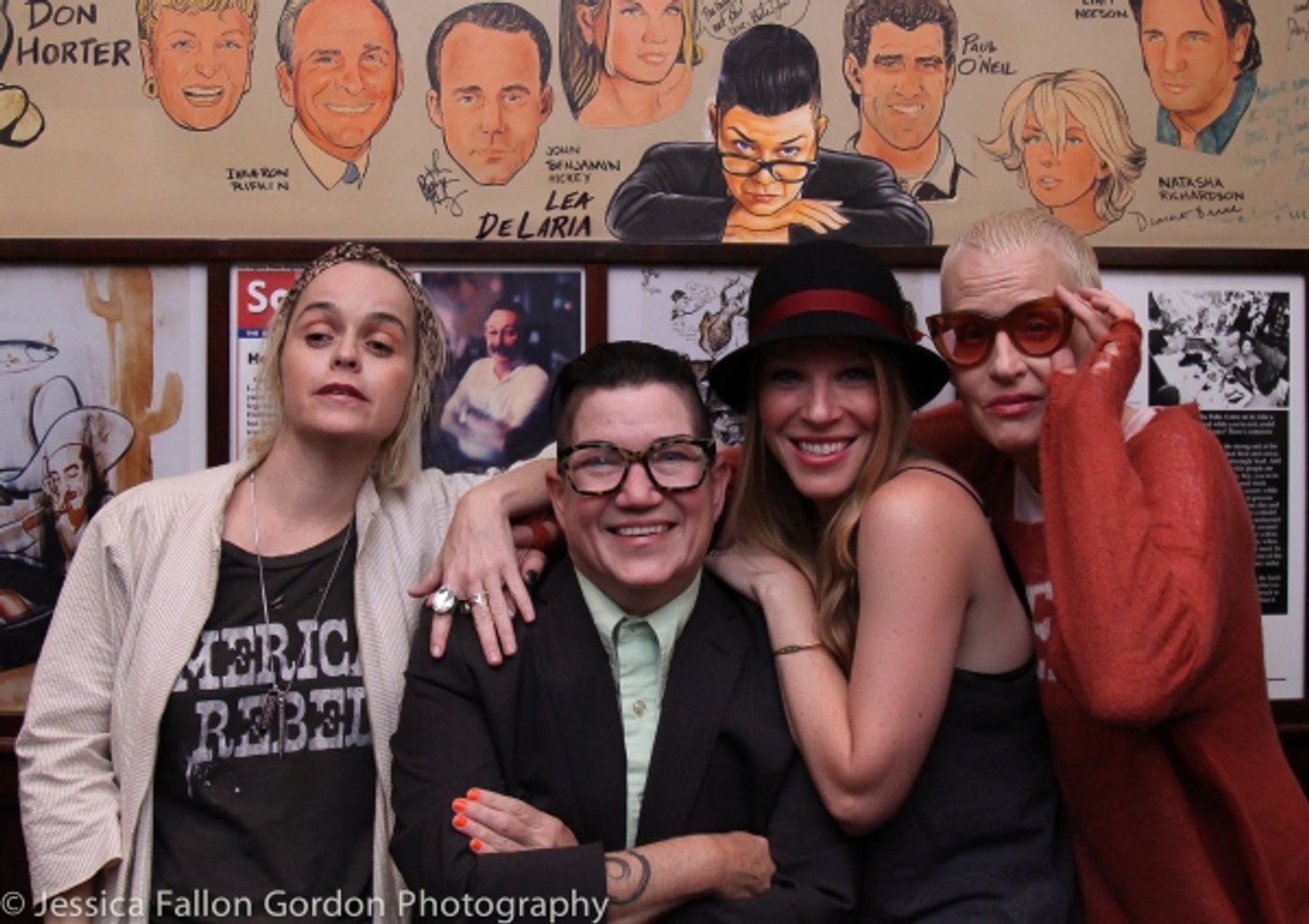 Photo Coverage: OITNB's Lea DeLaria Unveils Caricature at The Palm!  Image