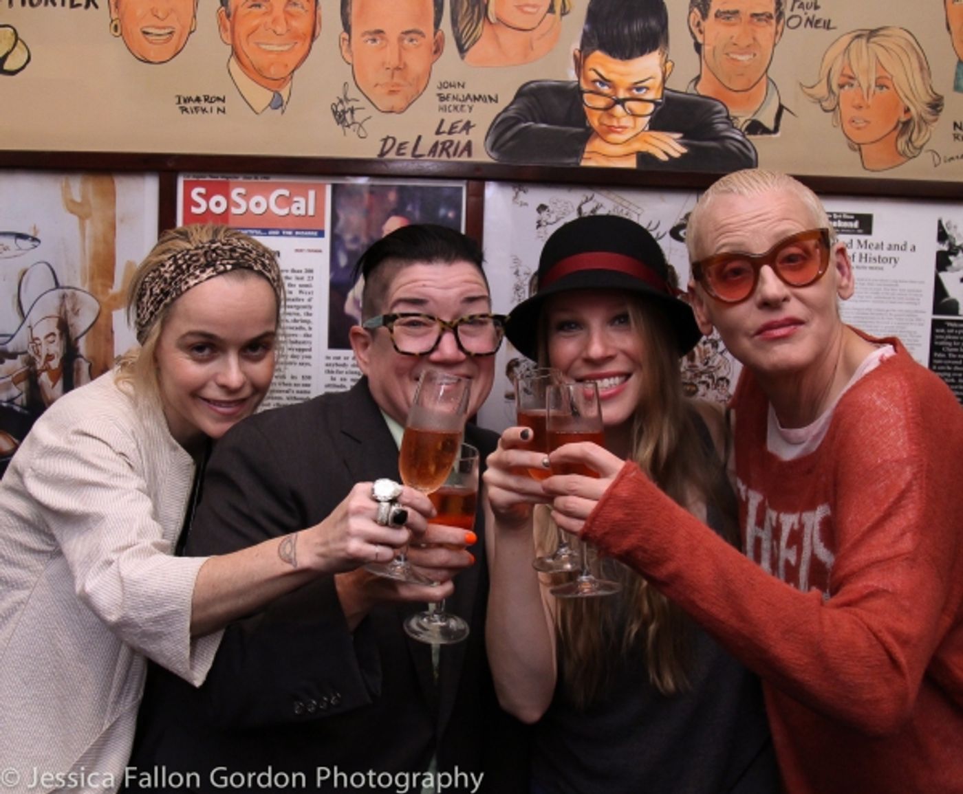 Photo Coverage: OITNB's Lea DeLaria Unveils Caricature at The Palm!  Image
