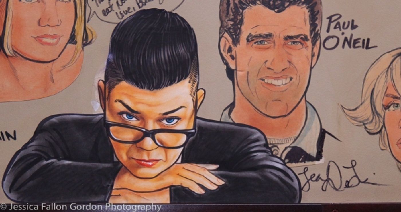 Photo Coverage: OITNB's Lea DeLaria Unveils Caricature at The Palm!  Image