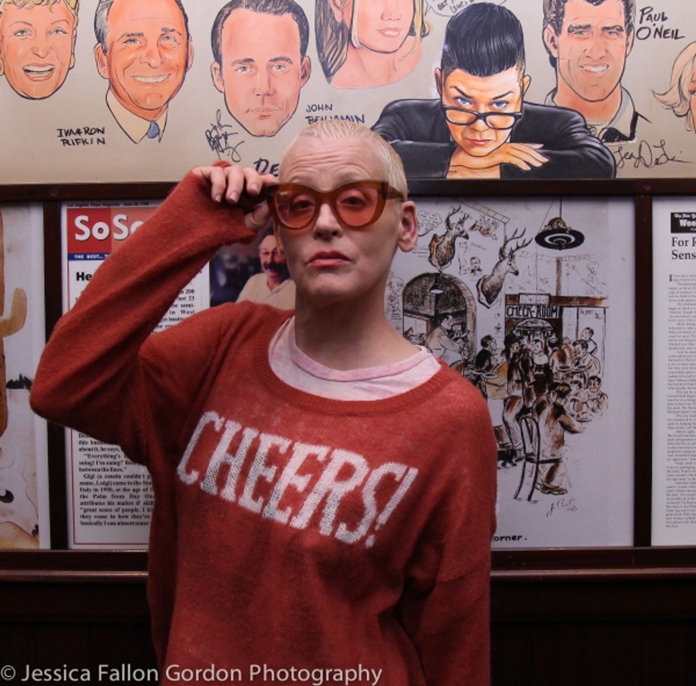 Photo Coverage: OITNB's Lea DeLaria Unveils Caricature at The Palm!  Image