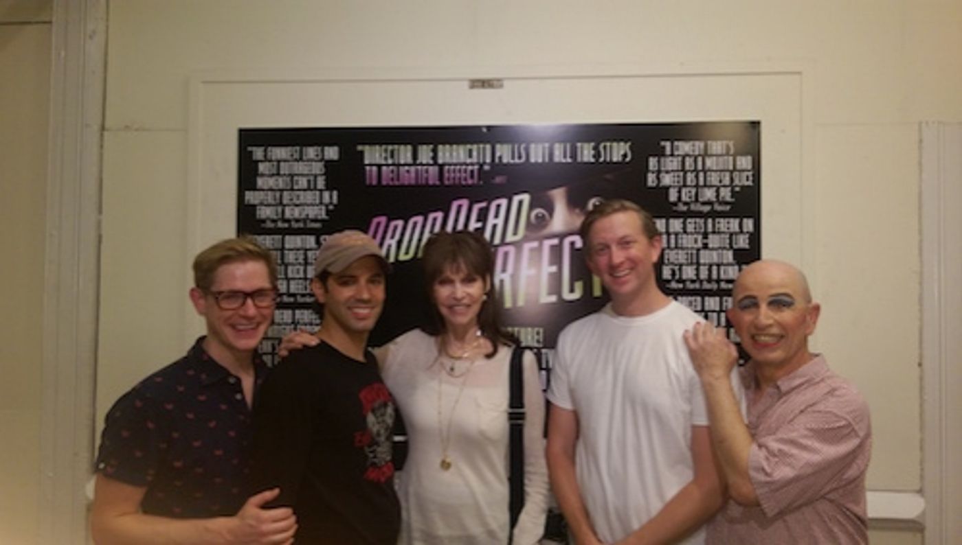 Photo Flash: Barbara Feldon & Bill Irwin Visit DROP DEAD PERFECT  Image