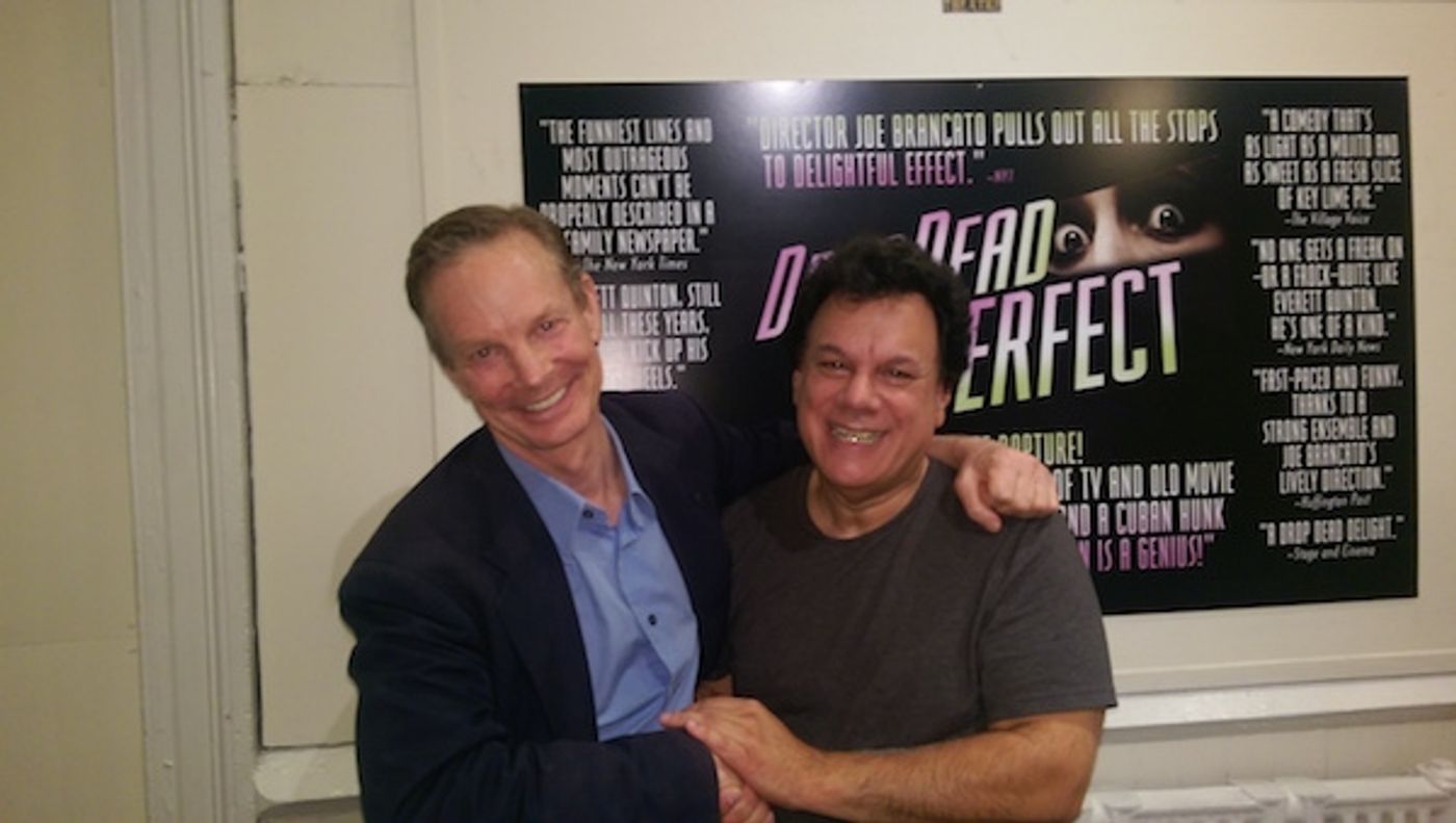 Photo Flash: Barbara Feldon & Bill Irwin Visit DROP DEAD PERFECT  Image
