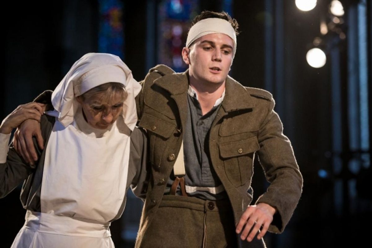 Freddie Stewart and Louise Templeton at 