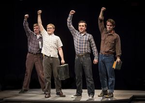 Ben Barker, Alex Weisman, Nate Lewellyn, Patrick Rooney @ BroadwayWorld Ben Barker, Alex Weisman, Nate Lewellyn, Patrick Rooney Photo