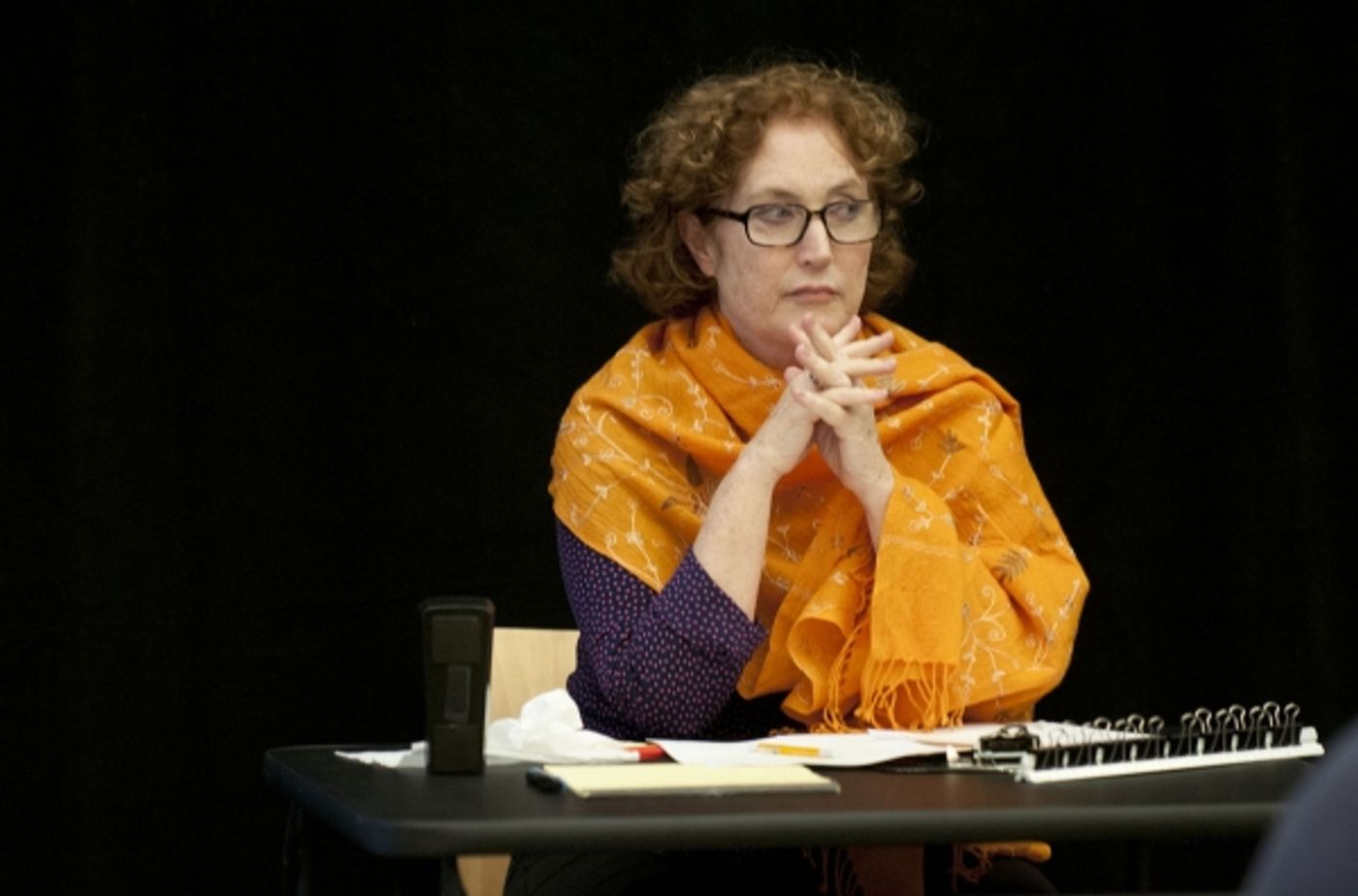 Photo Flash: In Rehearsal for Roundabout's UGLY LIES THE BONE with Mamie Gummer & More Photo Flash: In Rehearsal for Roundabout's UGLY LIES THE BONE with Mamie Gummer & More Image