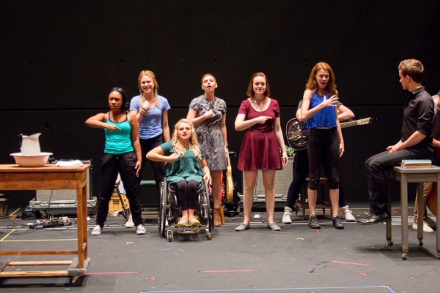 Photo Coverage: Go Inside the Rehearsal Room for Broadway-Bound SPRING AWAKENING!  Image