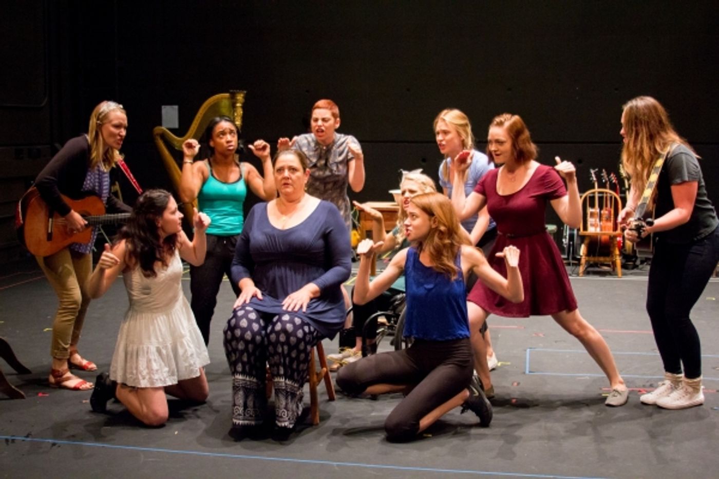 Photo Coverage: Go Inside the Rehearsal Room for Broadway-Bound SPRING AWAKENING!  Image