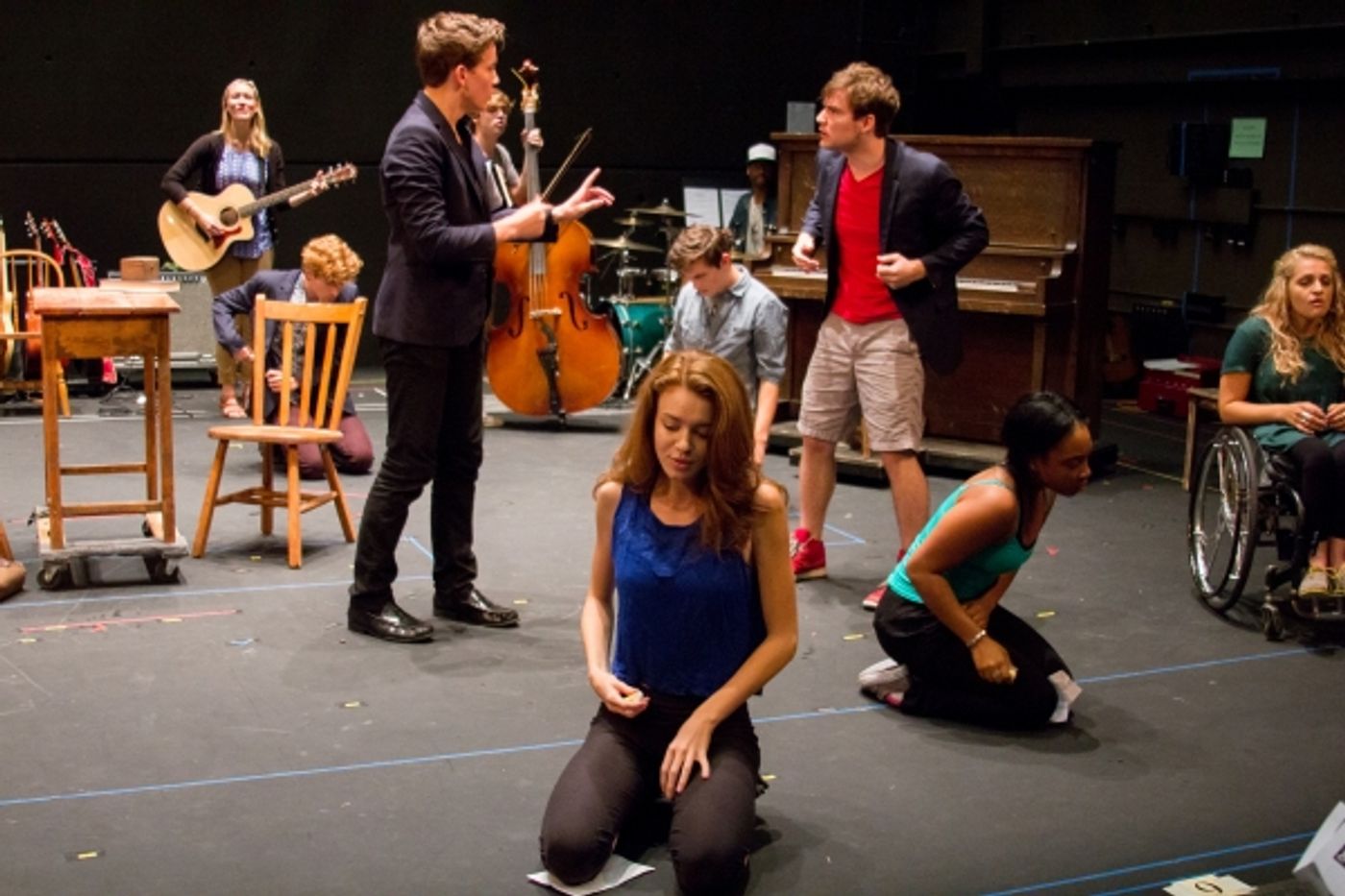 Photo Coverage: Go Inside the Rehearsal Room for Broadway-Bound SPRING AWAKENING!  Image
