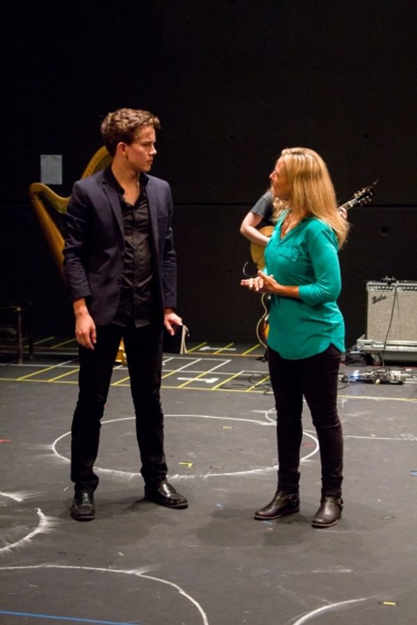 Austin McKenzie, Marlee Matlin Photo