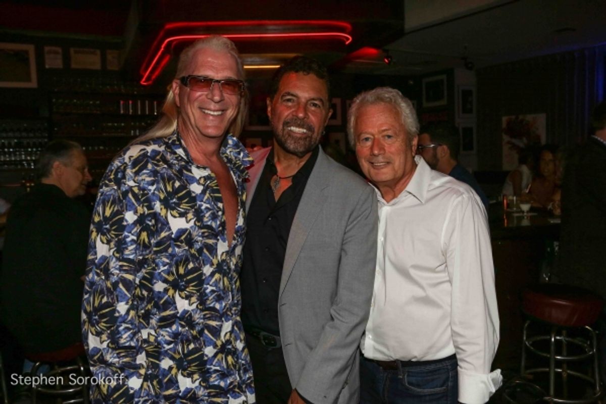 Ron Abel, Clint Holmes, Stephen Sorokoff at 