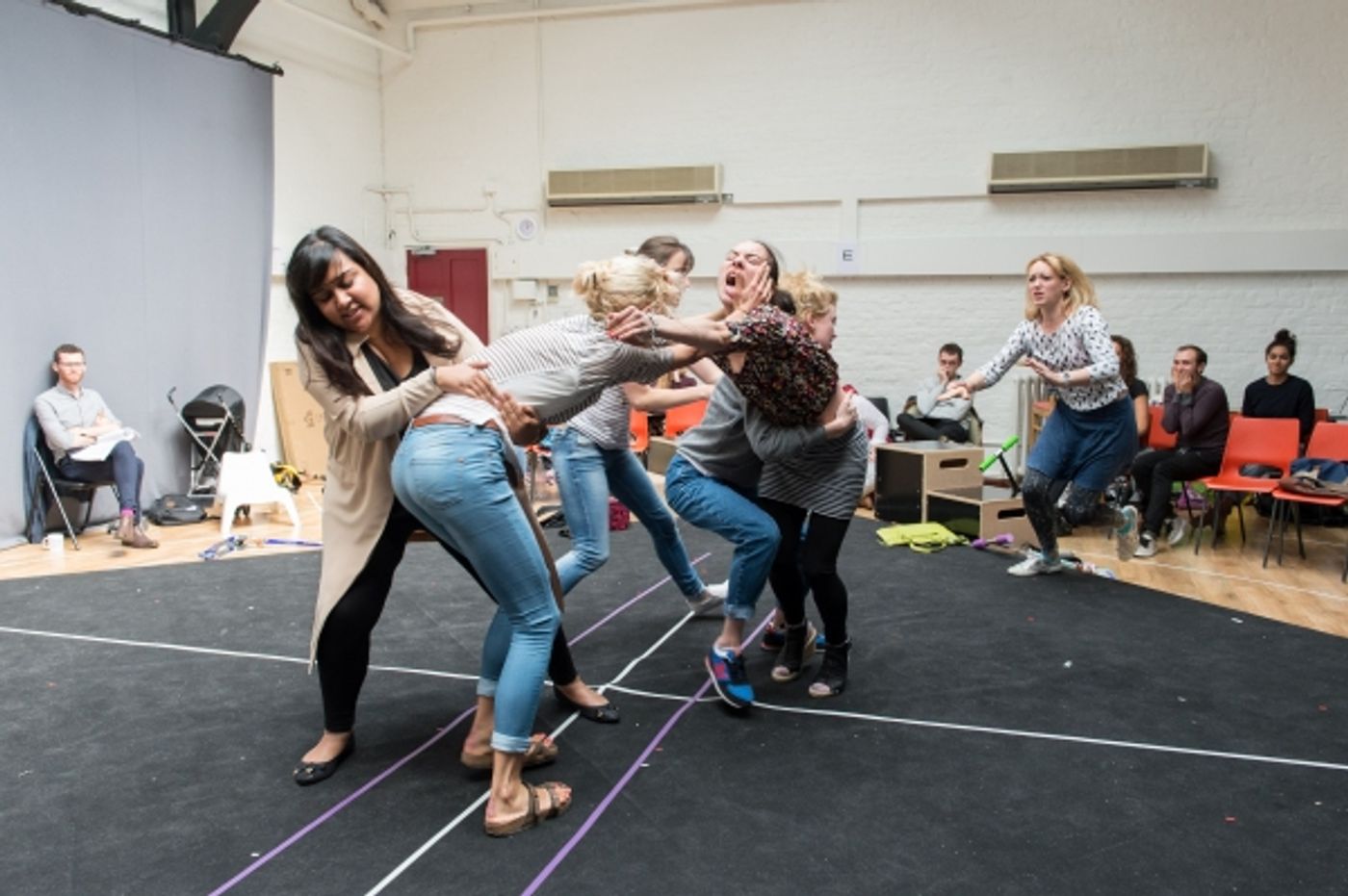 Photo Flash: In Rehearsal for the Old Vic's FUTURE CONDITIONAL, Directed by Matthew Warchus  Image
