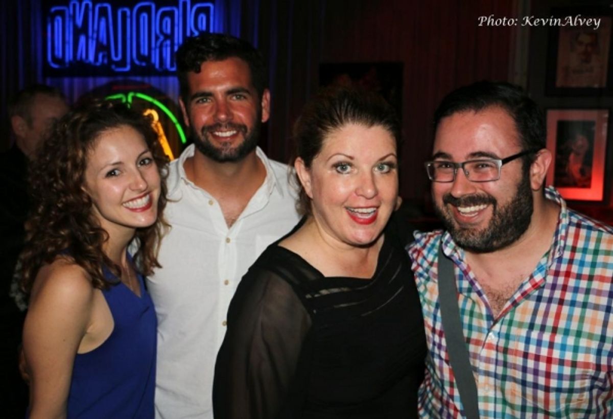 Andrea Prestonario, Ryan Reilly, Klea Blackhurst and Robby Sandler at 