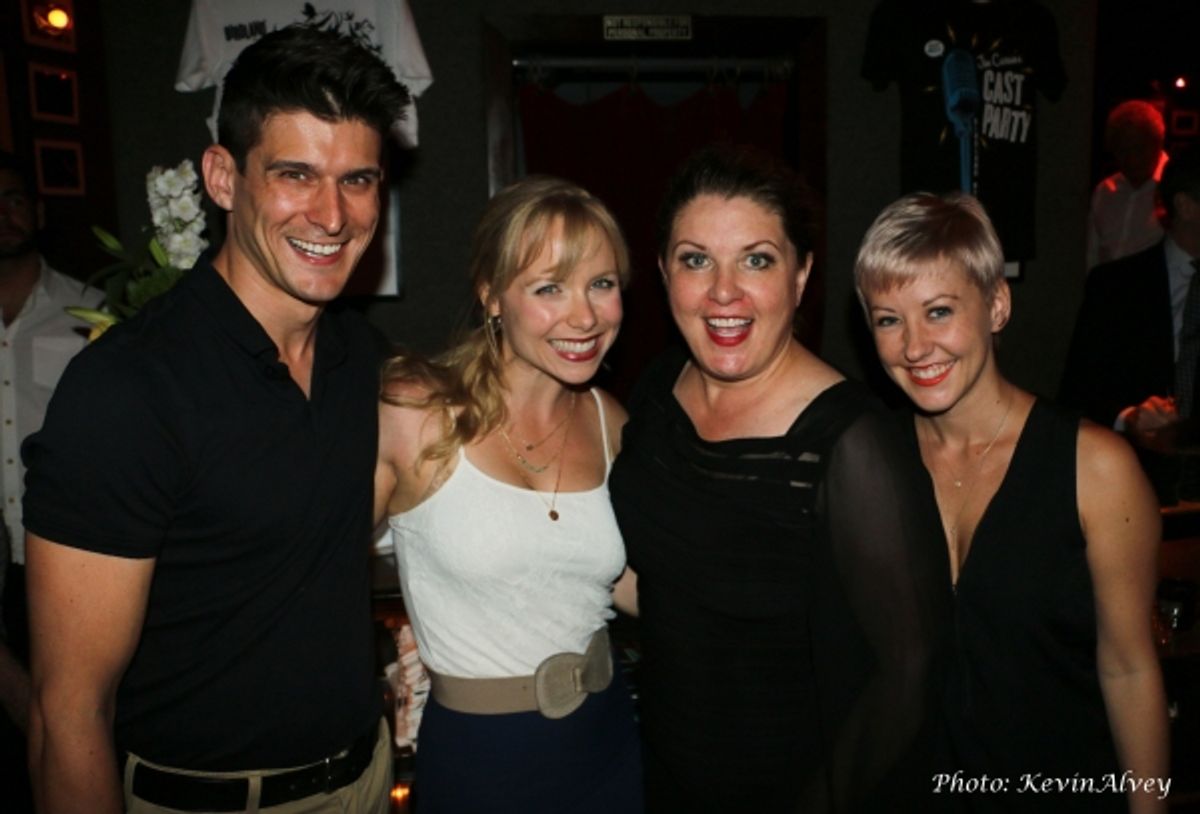 Patrick O&#39;Neill, Marissa McGowan, Klea Blackhurst and Sarah Jenkins at 