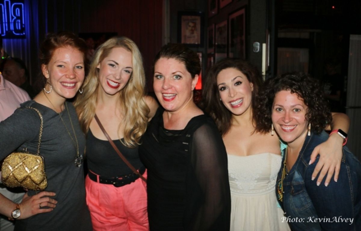 Rachel Fairbanks, Stephanie Cowan, Klea Blackhurst, Catherine Lefrere and Lucia Spina at 