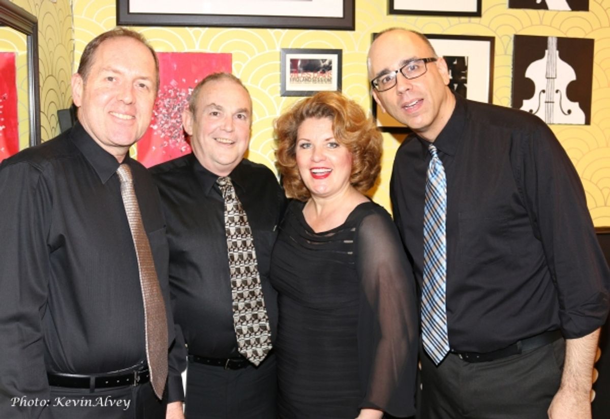 Ray Kilday, Michael Rice, Klea Blackhurst and Aaron Russell at 