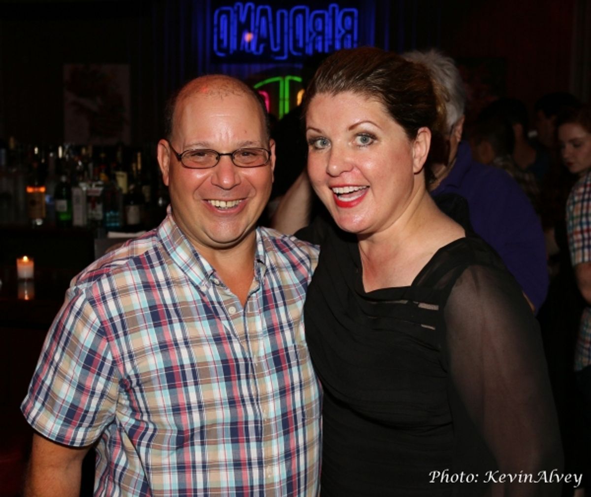 Stephen Cole and Klea Blackhurst at 