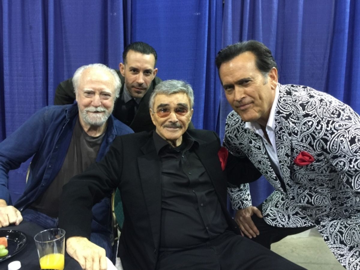 Burt Reynolds, Scott Wilson and Bruce Campbell at 