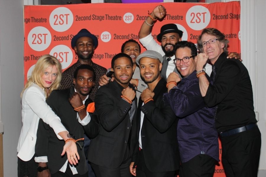 Photo Coverage: Sherie Rene Scott  & Company of Second Stage's WHORL INSIDE A LOOP Celebrate Opening Night! Image