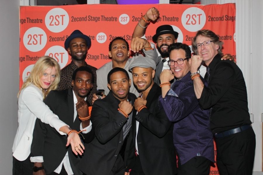 Photo Coverage: Sherie Rene Scott  & Company of Second Stage's WHORL INSIDE A LOOP Celebrate Opening Night! Image