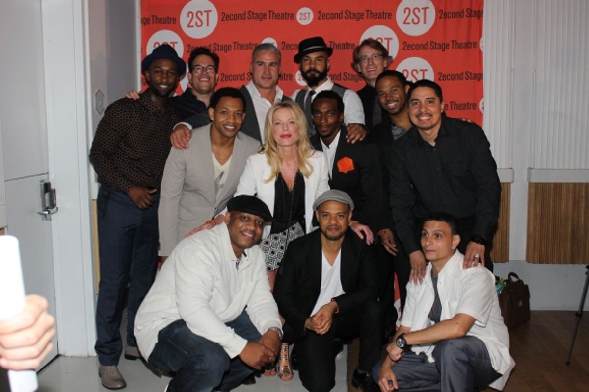 Donald Webber Jr., Michael Mayer, Rick Norat, Nick Christopher, Dick Scanlan, Derrick Baskin, Sherie Rene Scott, Daniel J. Watts, Chris Myers, Jeffrey Rivera, Andre Christopher Kelly, Ryan Quinn and Felix Marchado at 