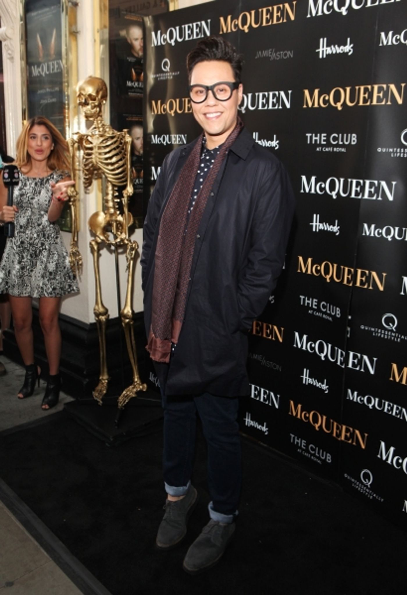 Photo Flash: First Look at Opening Night of West End's McQUEEN - Stephen Wight, Carly Bawden, Gary James McQueen and More!  Image