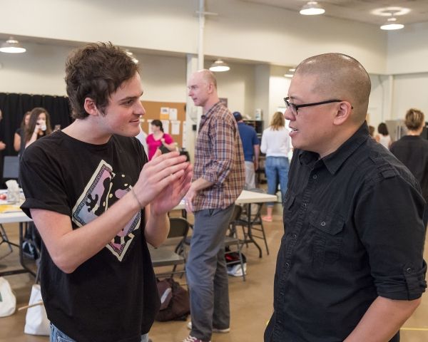 Will Tranfo, Hugo Armstrong (background) and Eric Ting Photo