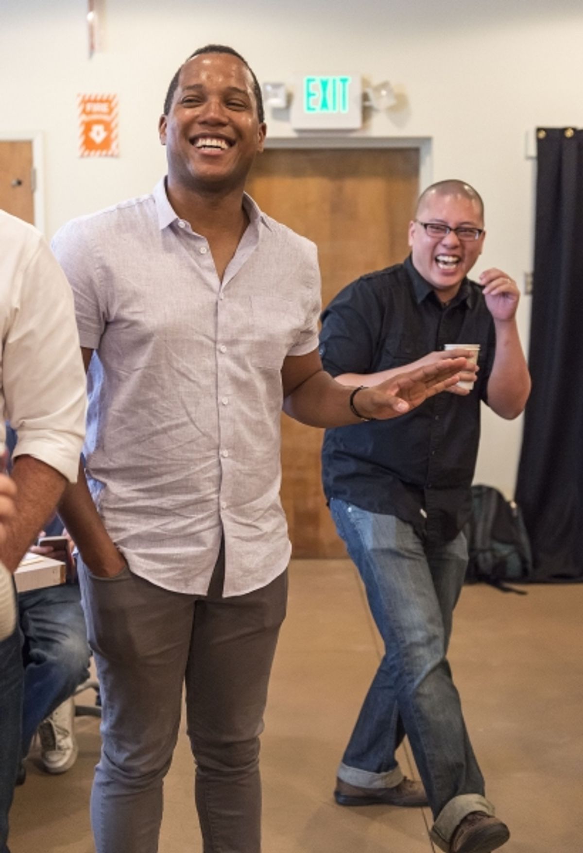 Branden Jacobs-Jenkins and Eric Ting at 