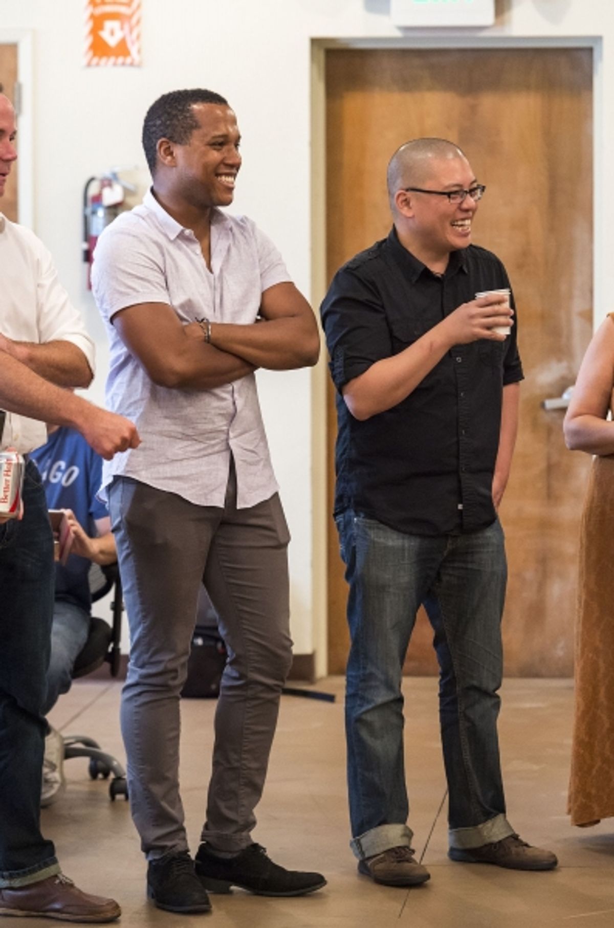 Branden Jacobs-Jenkins and Eric Ting at 