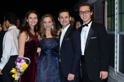 Carlyn Barenholtz, Laura Osnes, Max von Essen and Sasha Prissert Photo