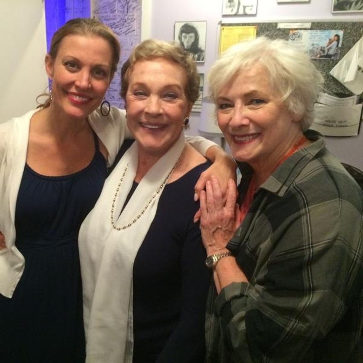 Rachel York, Julie Andrews, Betty Buckley at 