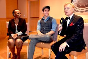 Tshidi Manye, Adam Kaplan, Jeff Hobson @ BroadwayWorld Tshidi Manye, Adam Kaplan, Jeff Hobson Photo