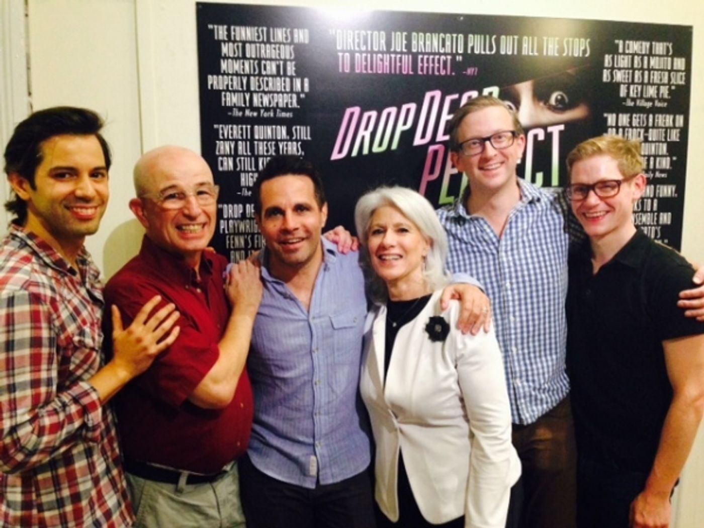 Photo Flash: Mario Cantone & Jamie DeRoy Visit DROP DEAD PERFECT  Image
