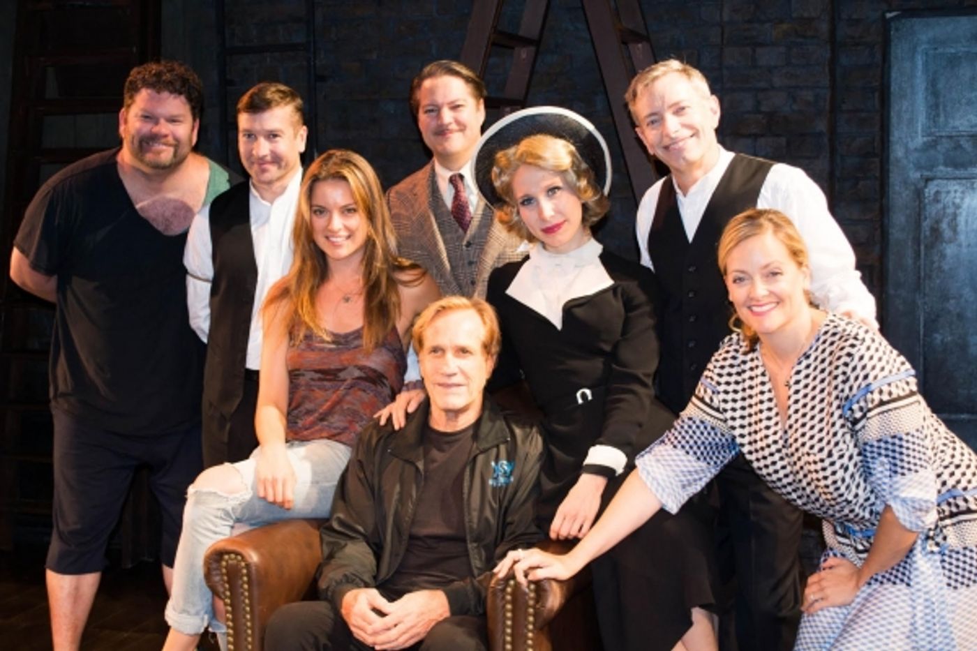 Photo Flash: Cast of KINKY BOOTS Visits 39 STEPS Off-Broadway  Image