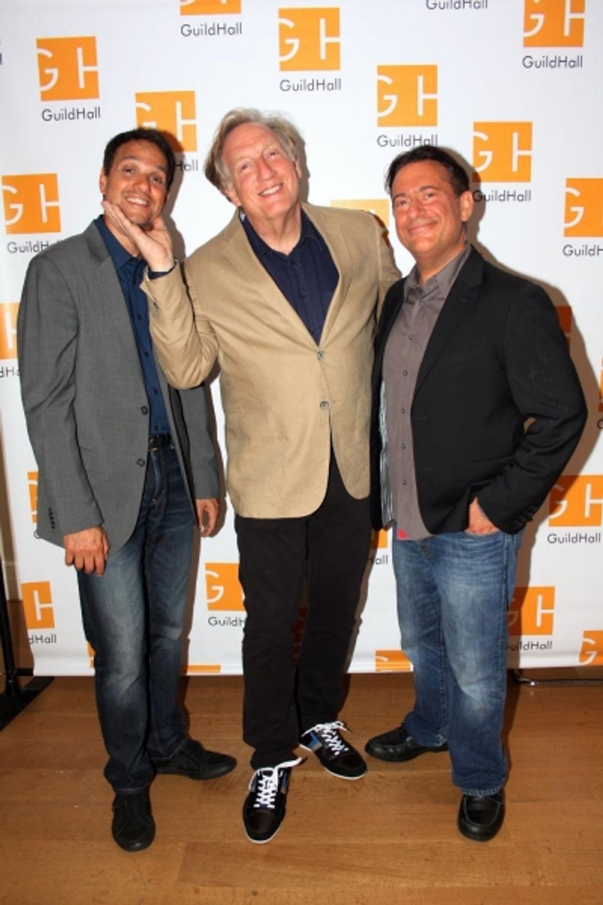 Ralph Macchio, Alan Zweibel, Eugene Pack at 
