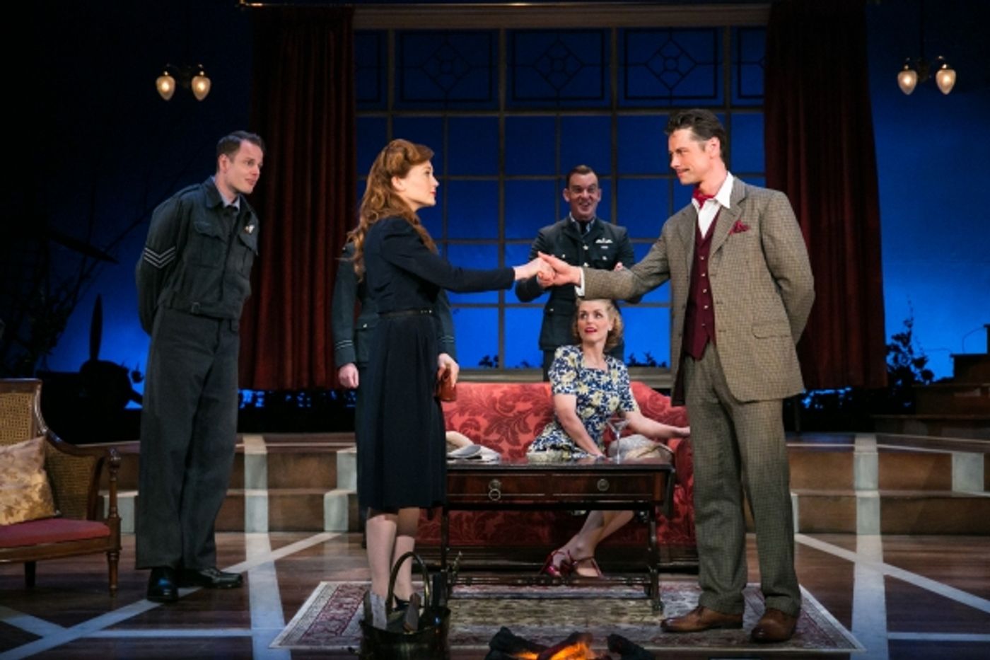 Photo Flash: First Look at Leon Ockenden, Olivia Hallinan, Philip Franks and More in UK Tour of FLARE PATH  Image