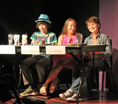 The Judges: Nicky Torchia, Grace Matwijec, and Eli Tokash. Photo