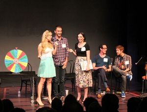 Emily McNamara, Joe Kinosian and Christiana Cole, David Sisco and Kellen Blair. Photo