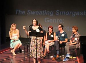 Christiana Cole, Emily McNamara, Clare Copper, David Sisco and Kellen Blair. @ BroadwayWorld Christiana Cole, Emily McNamara, Clare Copper, David Sisco and Kellen Blair. Photo