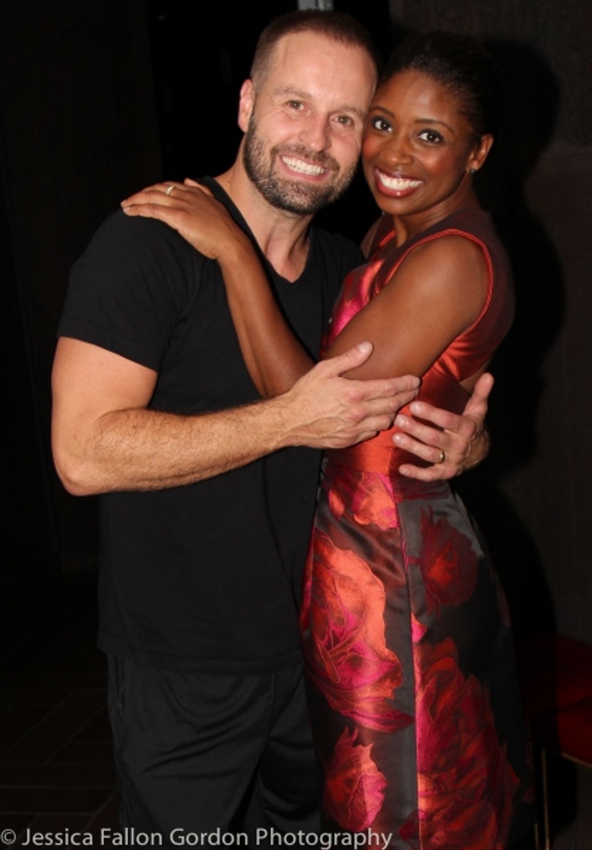 Alfie Boe and Montego Glover at 