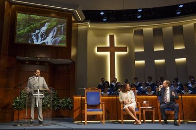 Larry Powell, Linda Powell and Andrew Garman Photo
