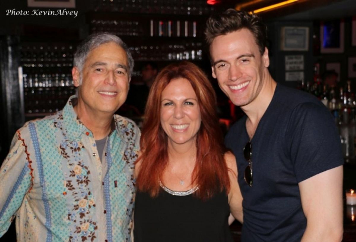 Jim Photoglo, Victoria Shaw and Erich Bergen at 