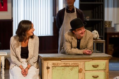 Brittany Uomoleale and Alan Wilder  Photo