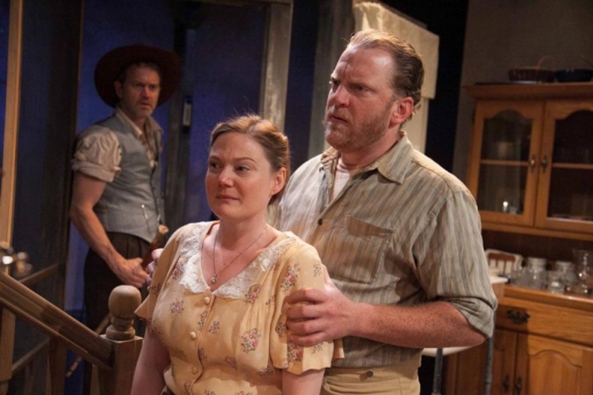 Steve Key, Linsey Page Morton and Vince Teninty at 