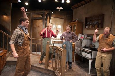 Matt Pratt, Danny Goldring, Linsey Page Morton and Vince Teninty Photo