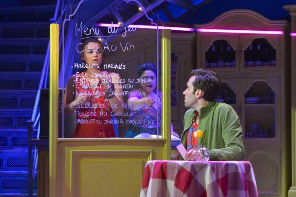 Samantha Barks, Maria-Christina Oliveras, and Adam Chanler-Berat at 