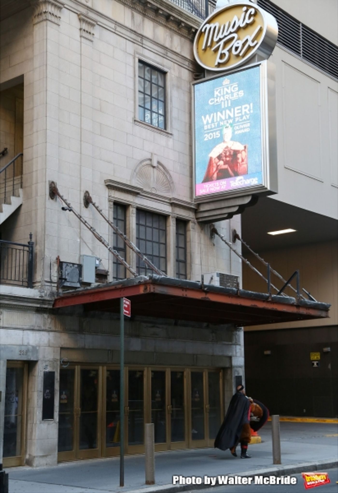 Photo Coverage: The Music Box Theatre Marquee Undergoes a Facelift, Preparing For The Arrival of KING CHARLES III Photo Coverage: The Music Box Theatre Marquee Undergoes a Facelift, Preparing For The Arrival of KING CHARLES III Image