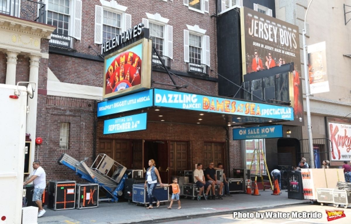 &#39;Dames at Sea&#39; The Musical loads into the Helen Hayes Theatre at 