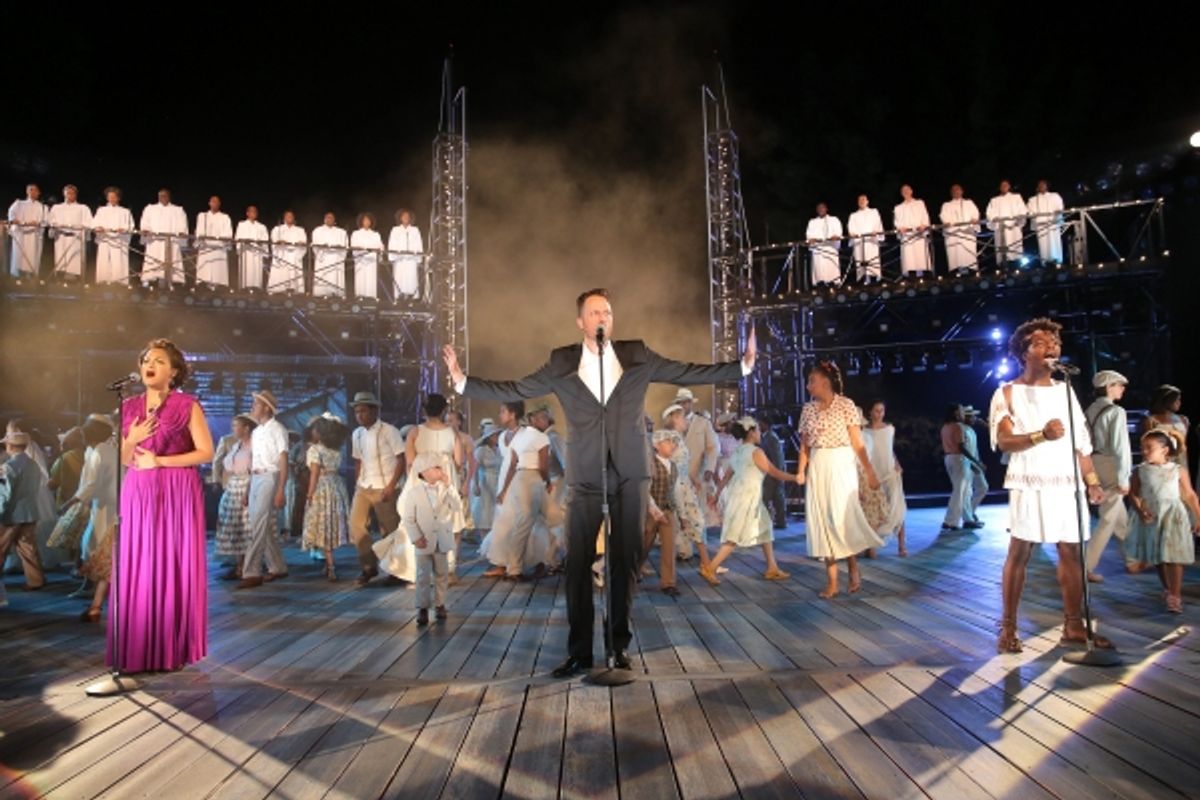 Karen Olivo, Todd Almond, and Jabari Johnson at 