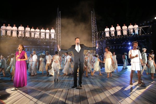 Karen Olivo, Todd Almond, and Jabari Johnson Photo